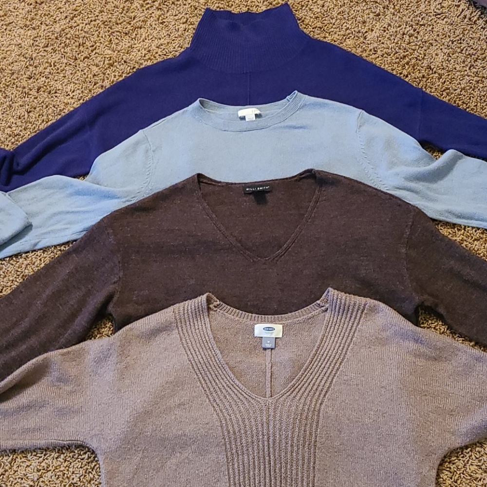 4-pack tunic sweaters